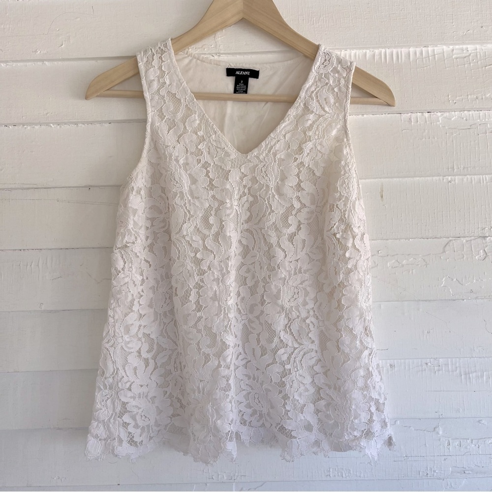Alfani Lace Tank-top